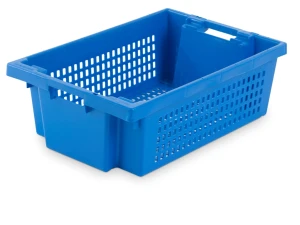 Pojemnik plastikowy ażurowy 600x400x200 mm