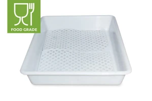 Pojemnik spożywczy z ażurowym dnem 540x380x80 mm