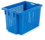 Pojemnik plastikowy ażurowy 600x400x400 mm