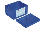 Pojemnik plastikowy składany z klapą 800x600x465 mm